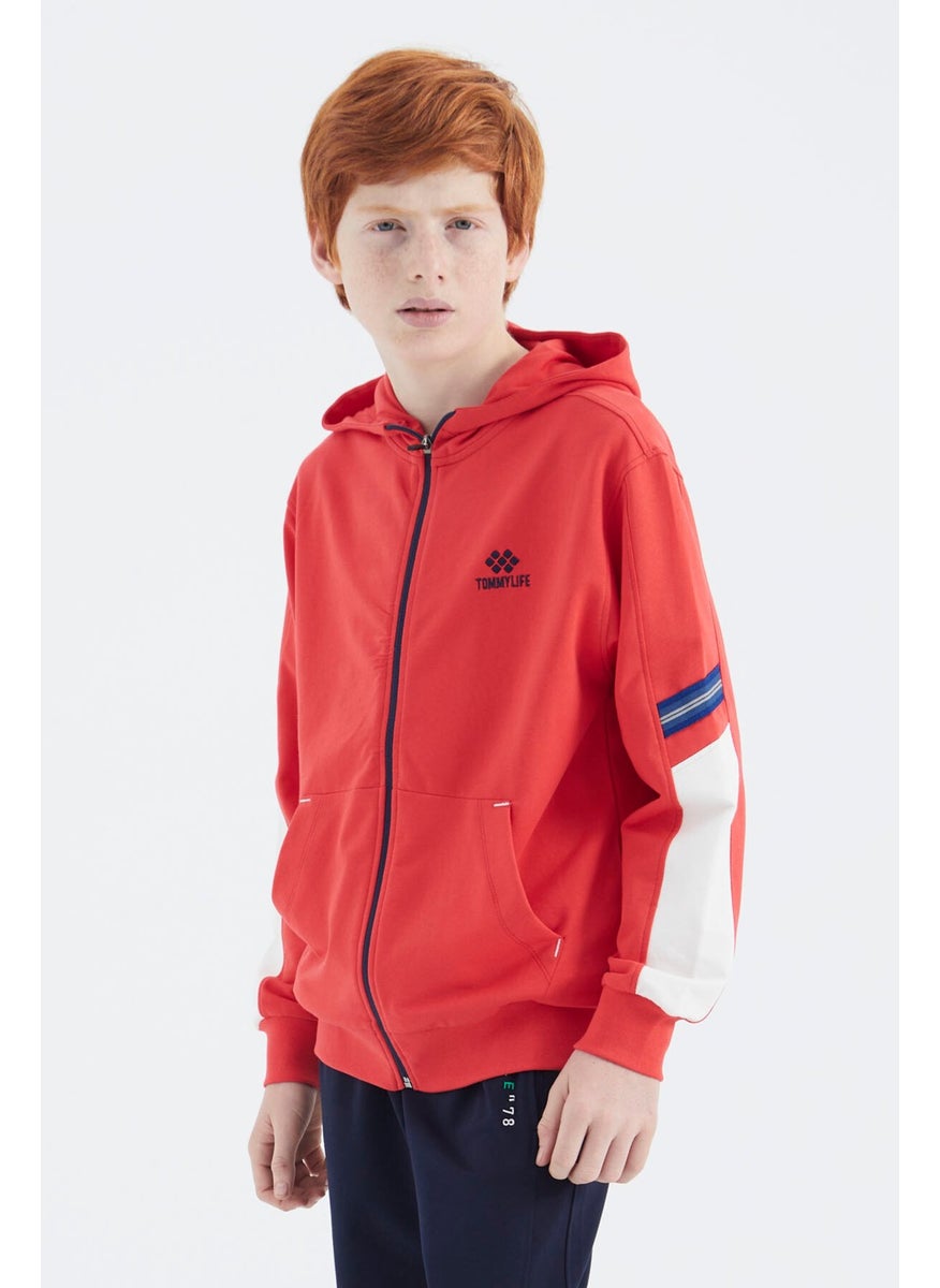 Fiesta Zippered Boys Sweatshirt - 11180