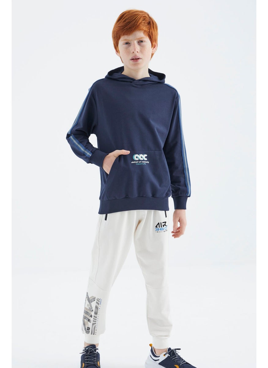 Indigo Kangaroo Pocket Boy Sweatshirt - 11176