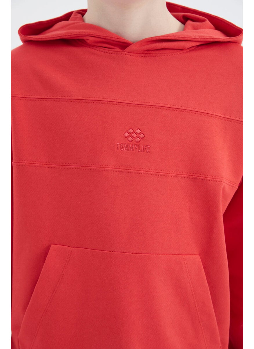 Fiesta Hooded Basic Boy Sweatshirt - 11181