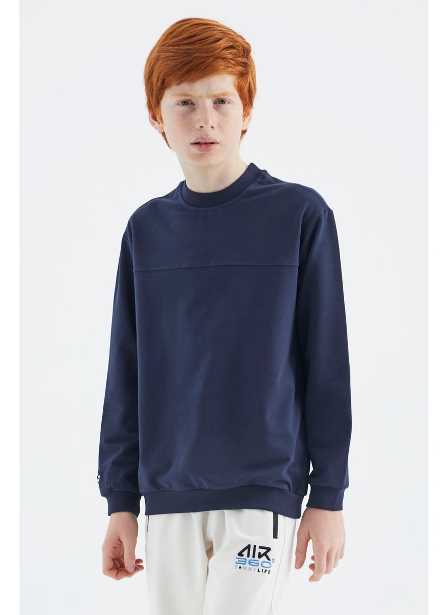 Indigo Basic Boy Sweatshirt - 11173