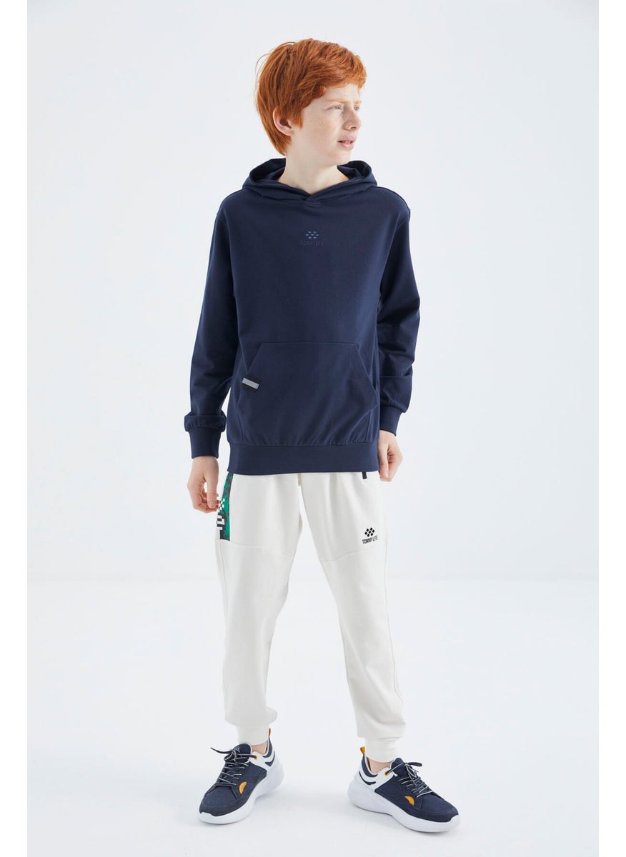 Indigo Hooded Boy Sweatshirt - 11177