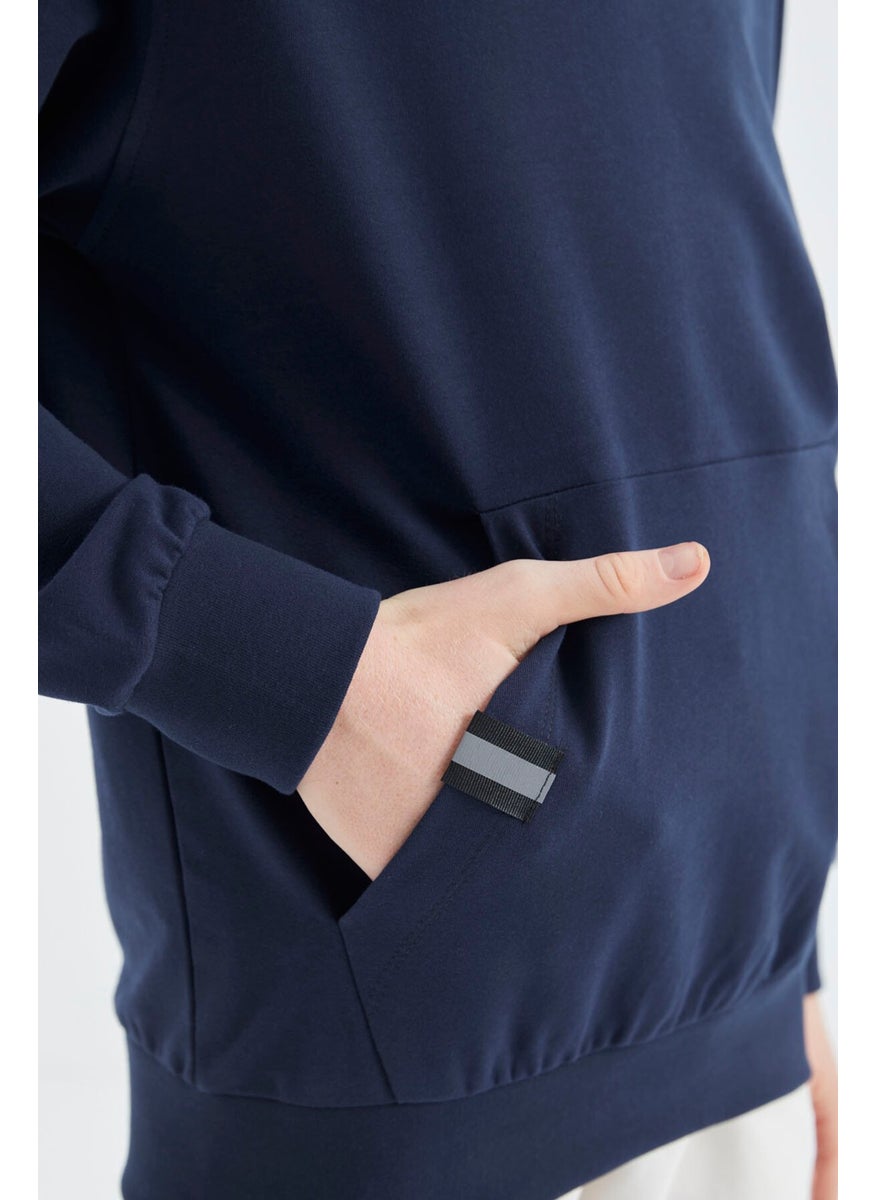 Indigo Hooded Boy Sweatshirt - 11177