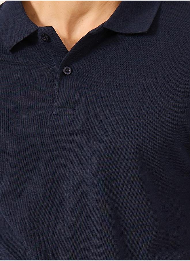 Solid Short Sleeve Pique Relaxed Fit Polo