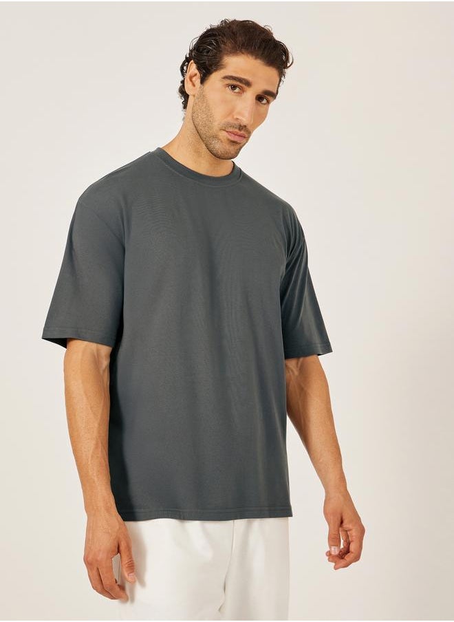 Back Graphic Print Oversized T-Shirt