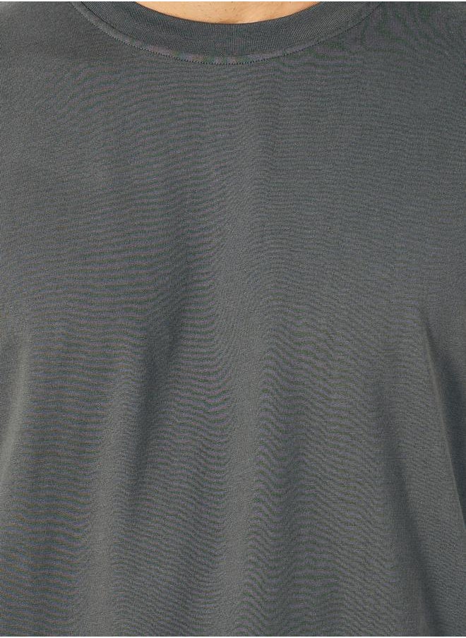Back Graphic Print Oversized T-Shirt