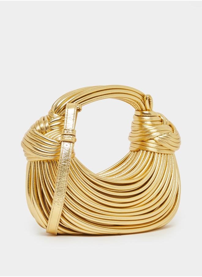 Knot Detail Strappy Handbag