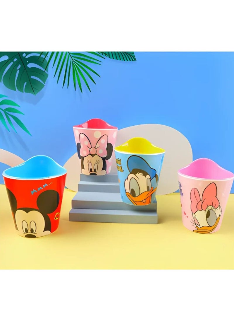 Donald Duck Kids Drinking Cup Fun Cartoon Design, Durable & Colorful (Blue & Yellow) BPA-Free & Durable 320ML