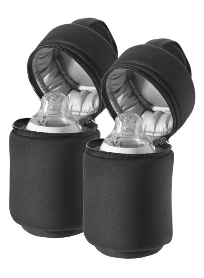 Insulated Bottle Bag And Bottle Cooler, Pack Of 2