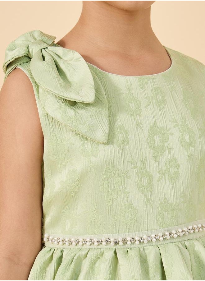 Mesh Hem Layered Sleeveless Dress