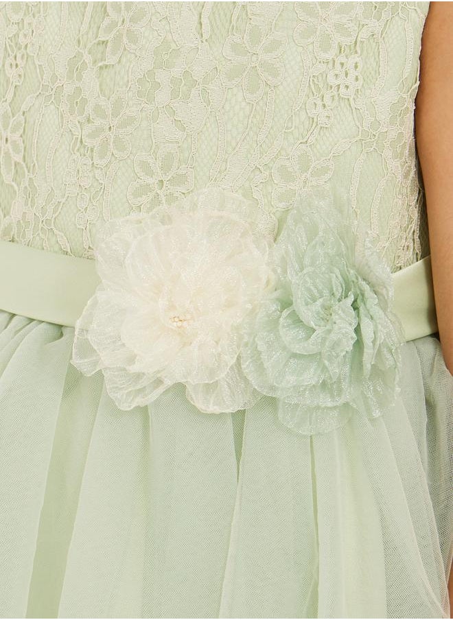 Floral Tulle Dress