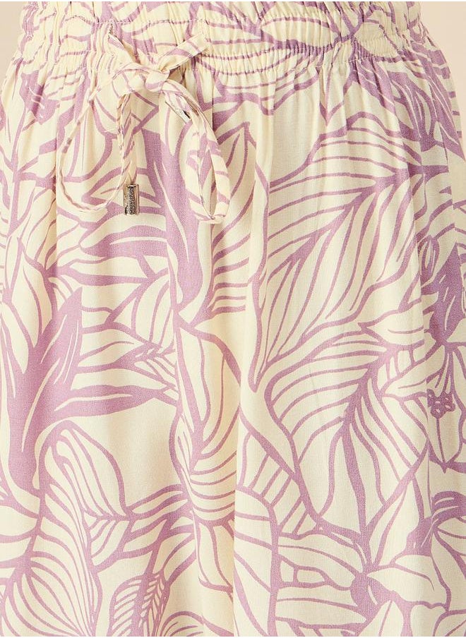 Stylo Bug Floral Print Sleeveless Top and Pants Set