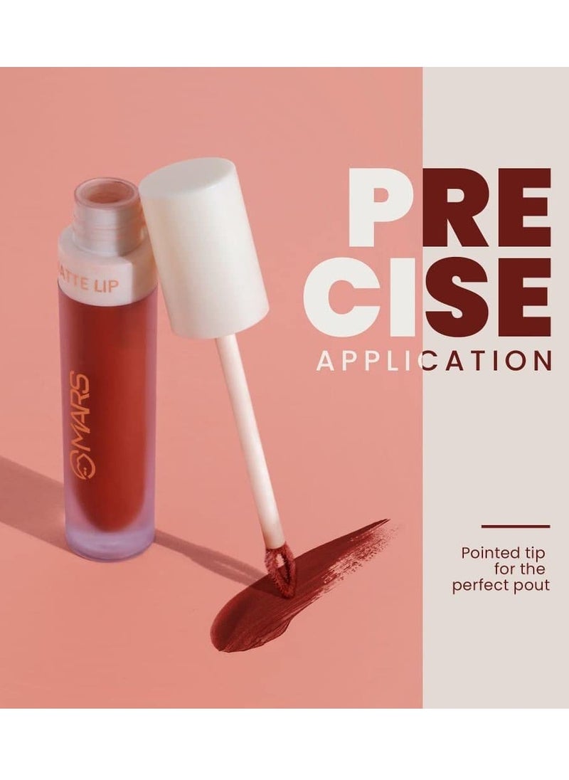 MARS Matte Liquid Lip Color Long Lasting 4.5 ml 02 Spill The Deets