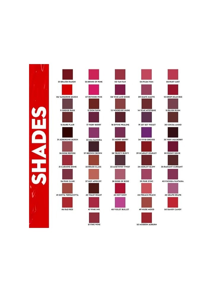 SUGAR Cosmetics Smudge Me Not Liquid Lipstick (51 Fine Wine (Burgundy Red))