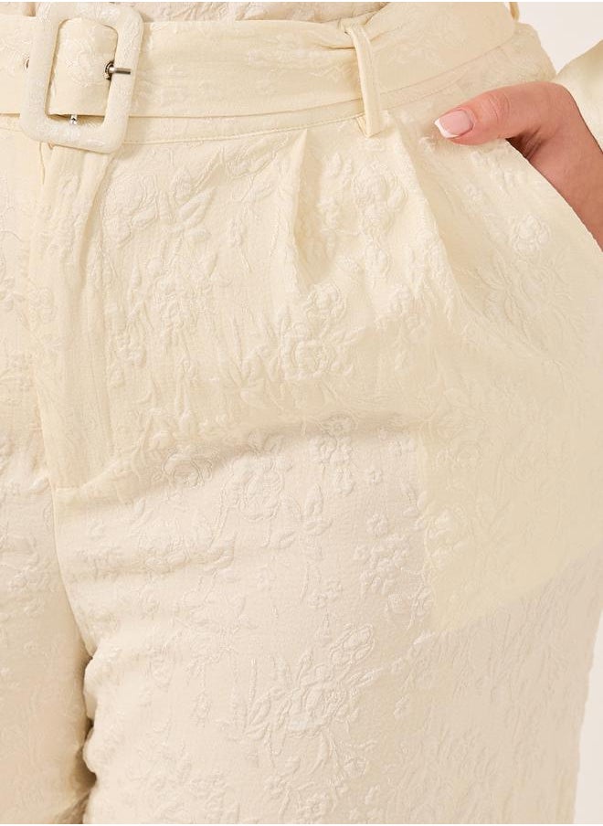 Plus Size Wide Leg Pants with Drawstring