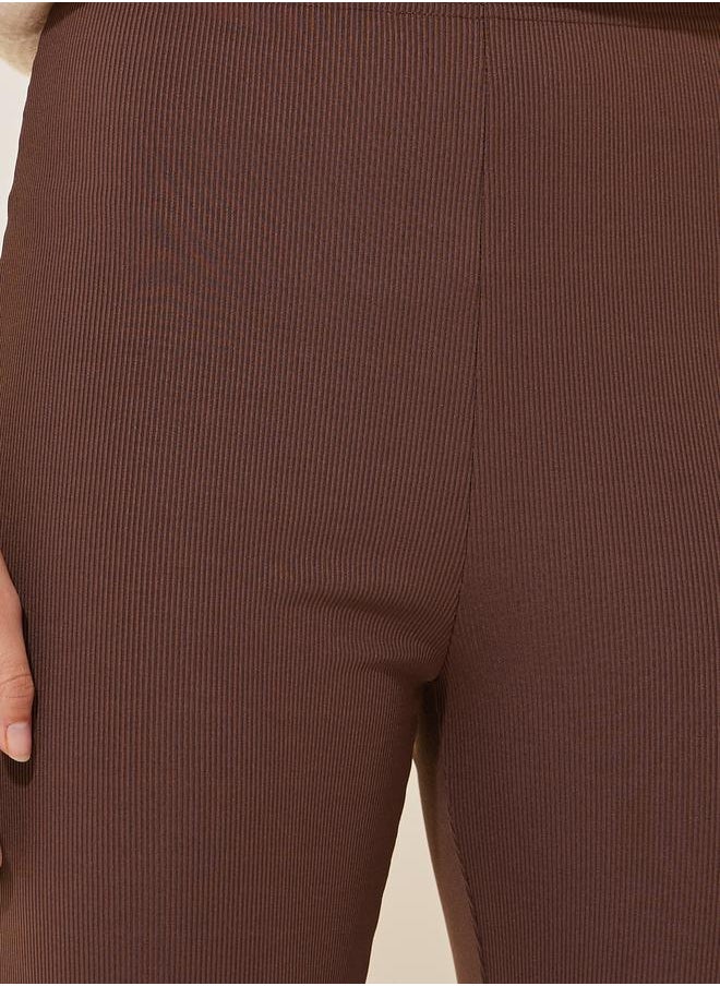 Solid Flared Pants