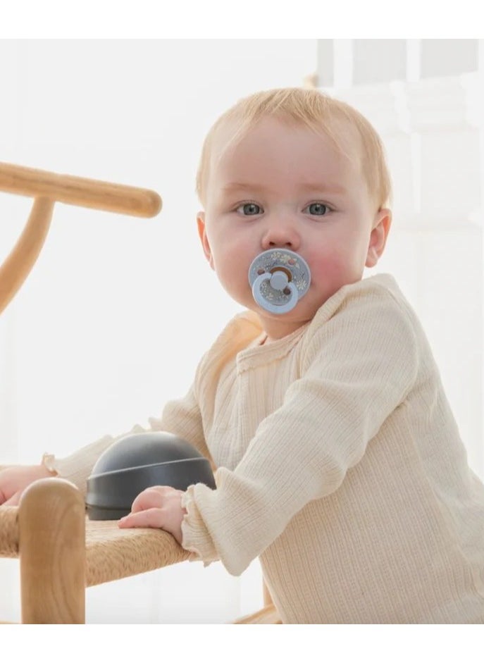 BIBS Pacifier DeLux (Latex)  2-piece - Camomile