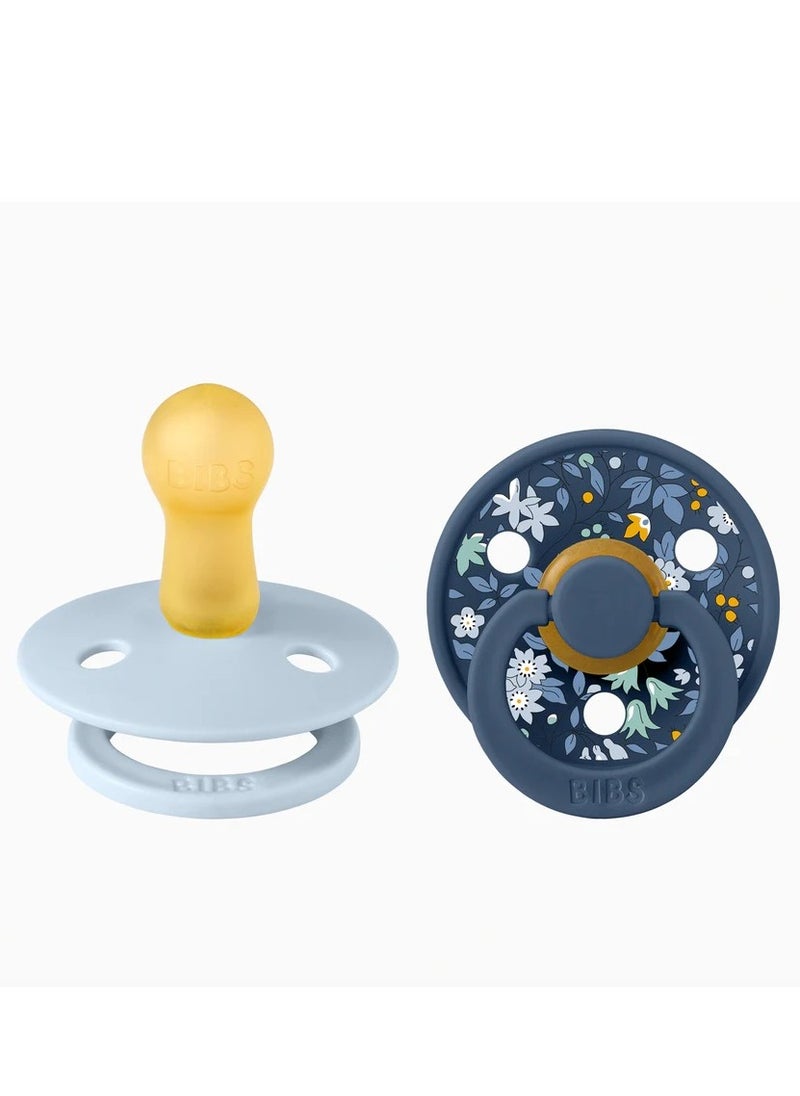 BIBS Pacifier DeLux (Latex)  2-piece - Camomile