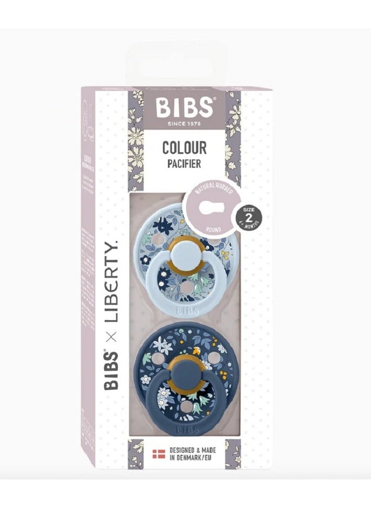 BIBS Pacifier DeLux (Latex)  2-piece - Camomile