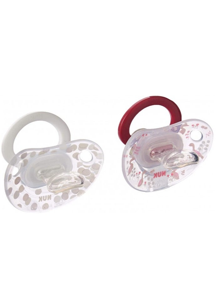 Happy Days Silicone Soother, 0-6m Pack of 1