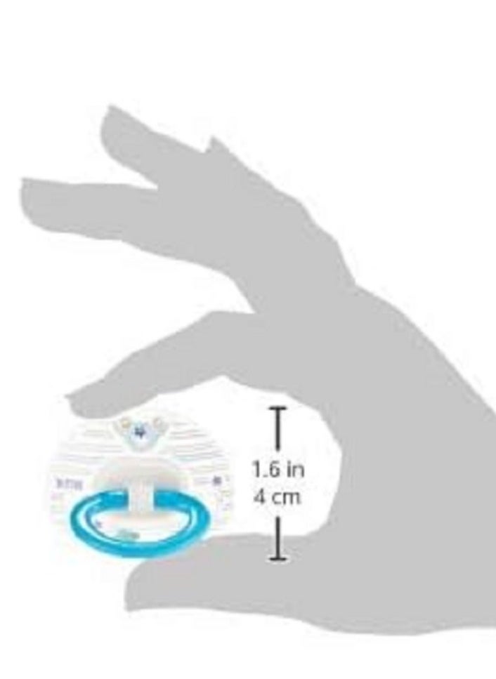 Happy Days Silicone Soother, 0-6m Pack of 1