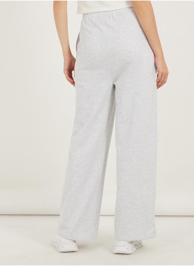 Cross Over Waistband Joggers with Pintuck Detail