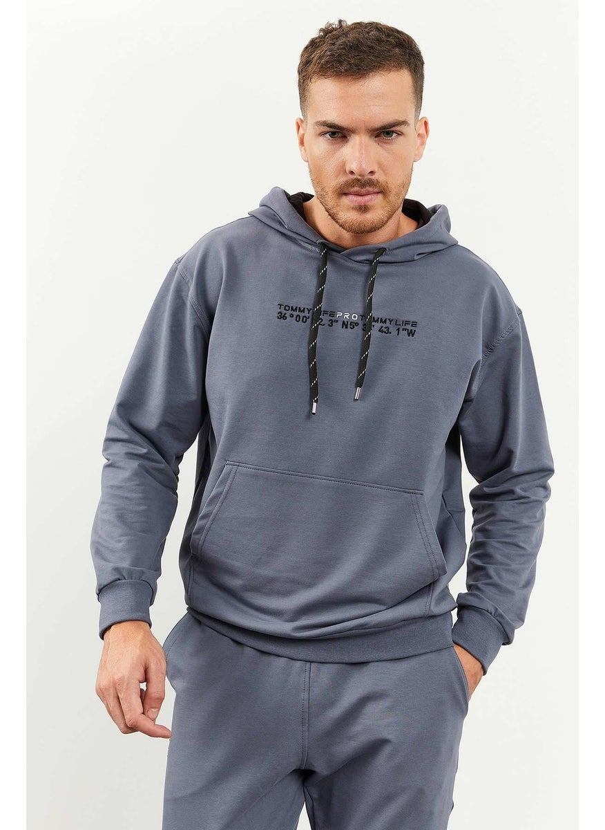 Petrol Men's Hooded Kangaroo Pocket Oversize Elastic Leg Tracksuit - 85117