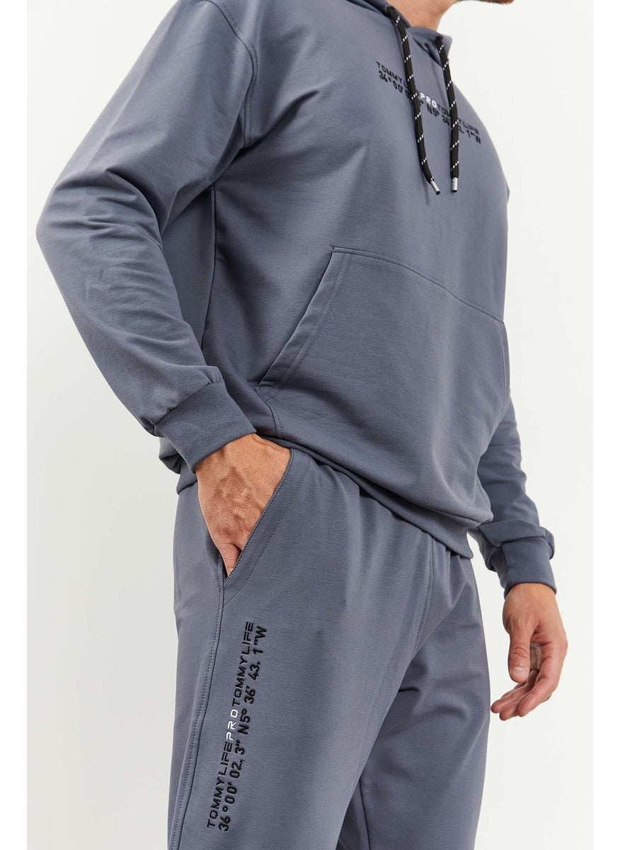 Petrol Men's Hooded Kangaroo Pocket Oversize Elastic Leg Tracksuit - 85117