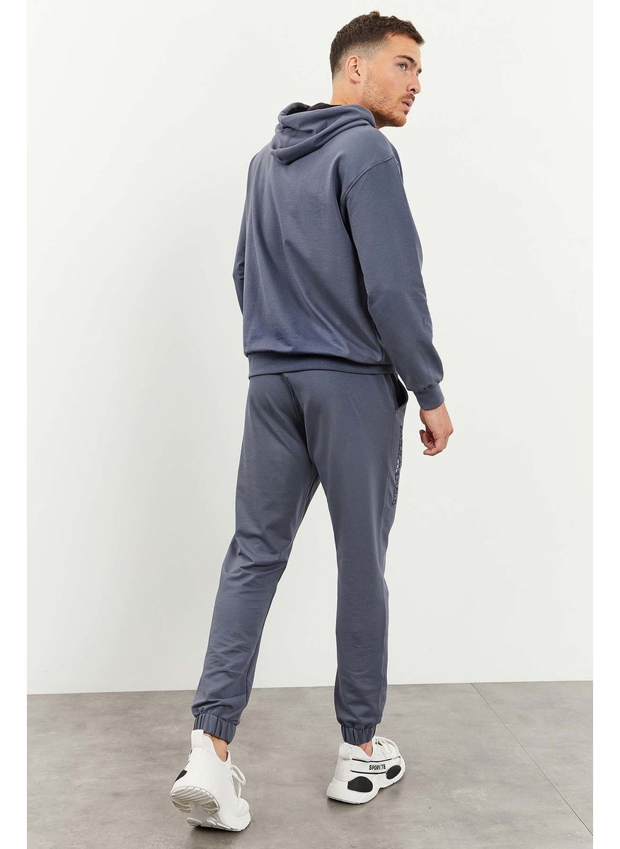 Petrol Men's Hooded Kangaroo Pocket Oversize Elastic Leg Tracksuit - 85117