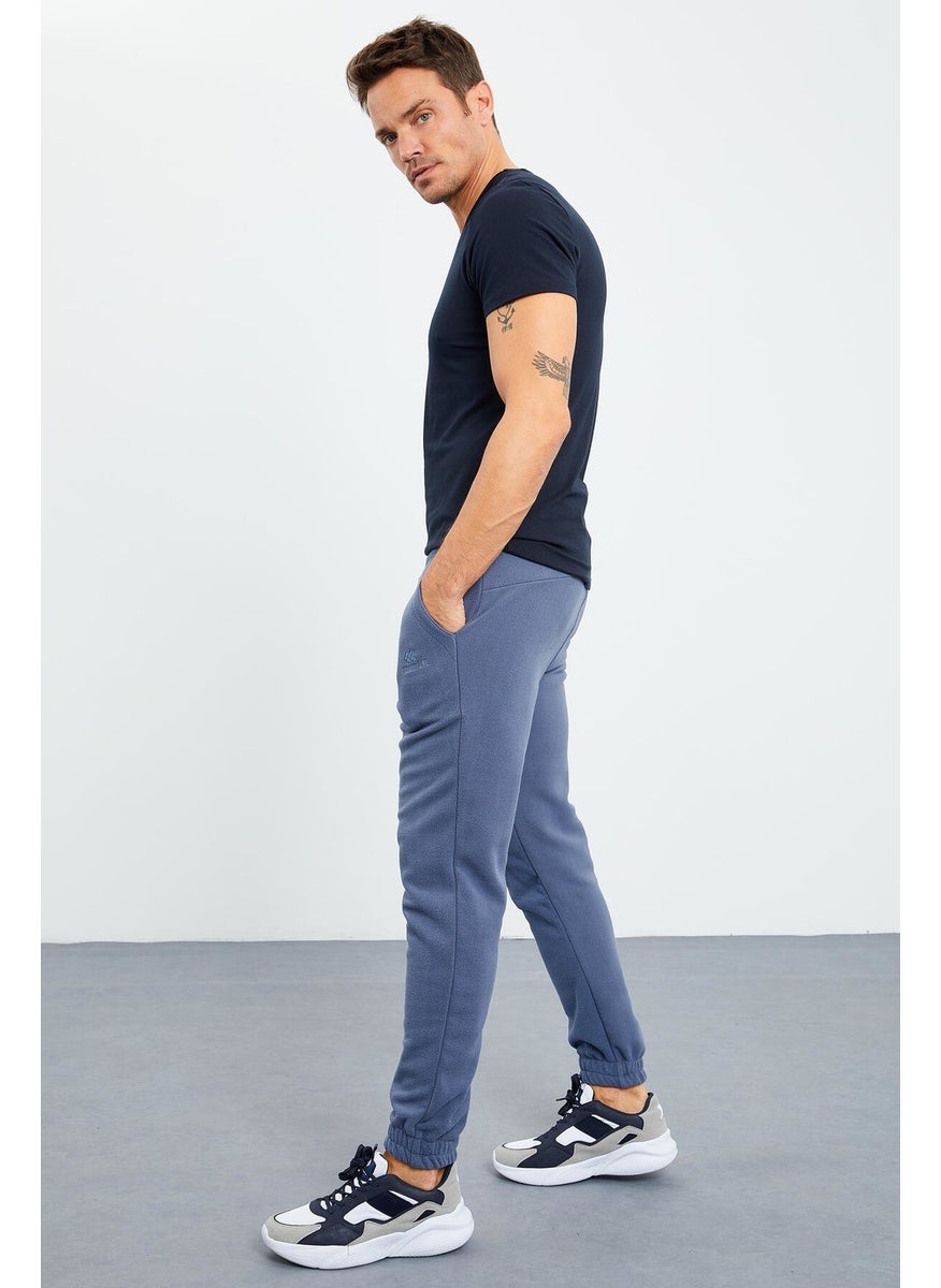 Petrol Men's Hidden Zipper Comfortable Form Elastic Leg Fleece Tracksuit Bottom - 84866