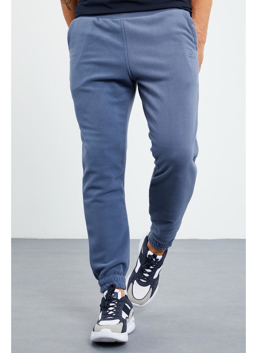 Petrol Men's Hidden Zipper Comfortable Form Elastic Leg Fleece Tracksuit Bottom - 84866