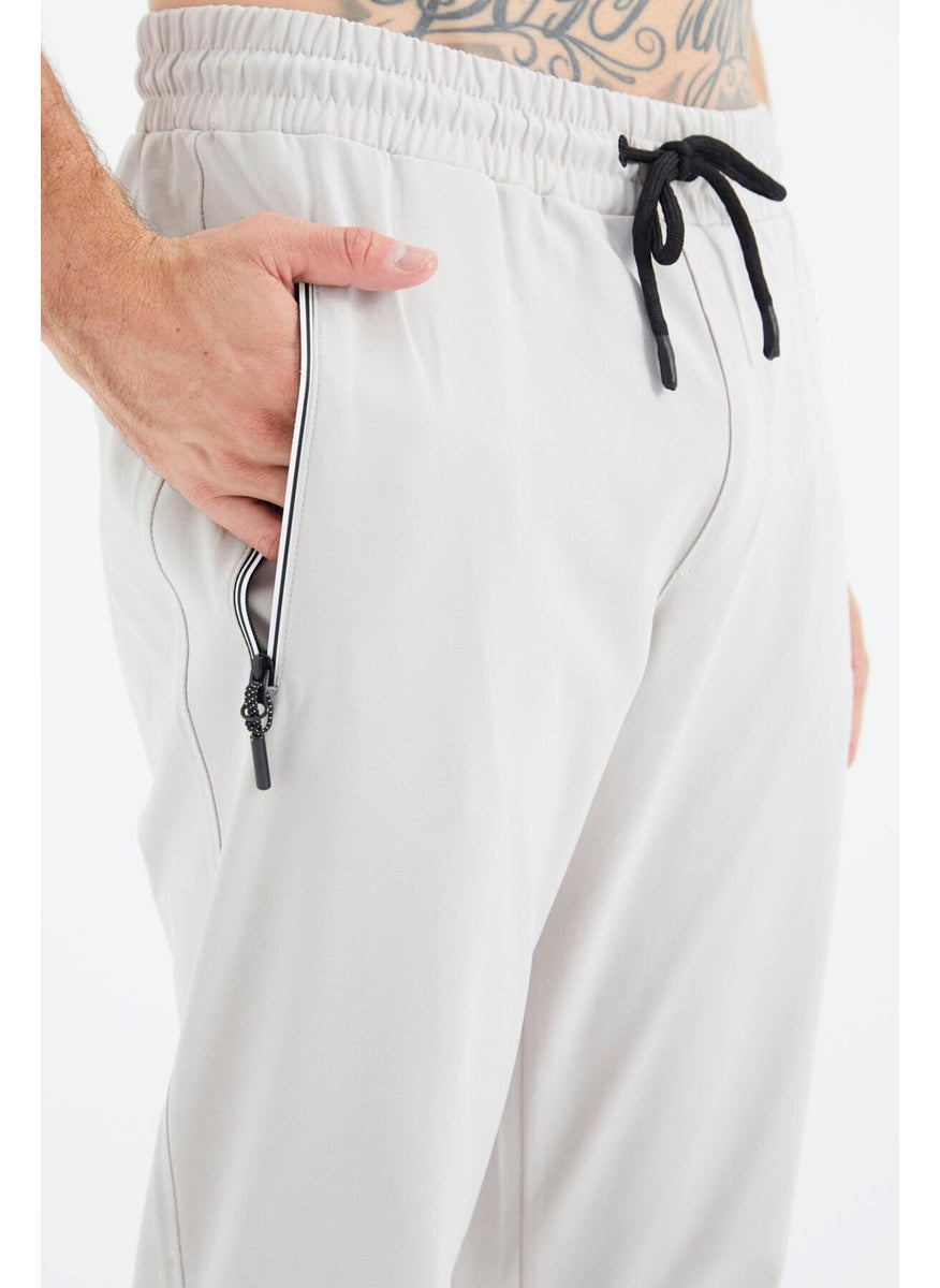 Stone Laced Pocket Detailed Comfortable Fit Men's Tracksuit Bottom 84995