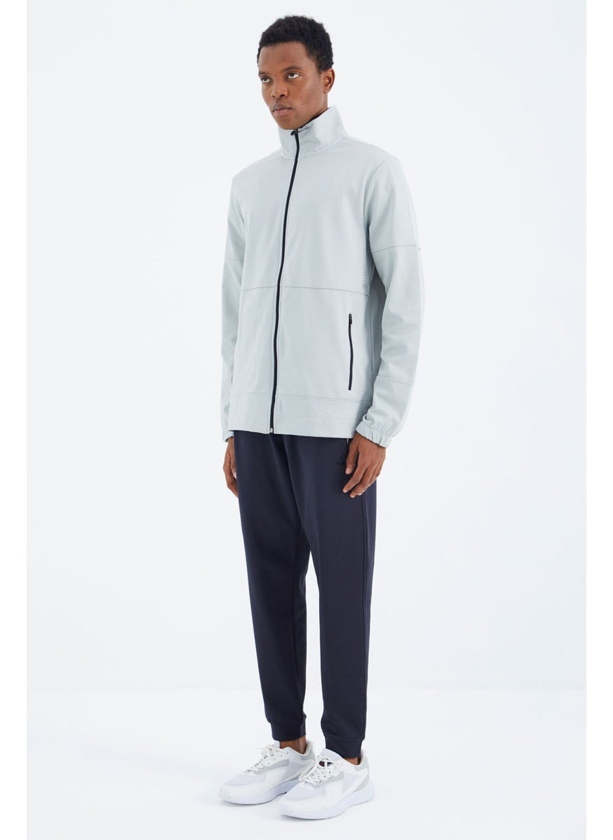 Anthracite Laced Pocket Detailed Relaxed Fit Men's Tracksuit Bottom - 84993