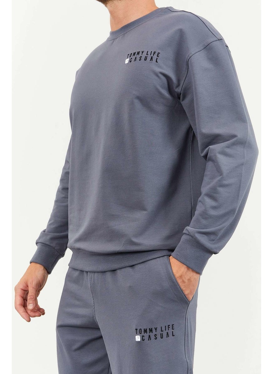 Petrol Men's Casual O Neck Oversize Elastic Leg Tracksuit - 85120