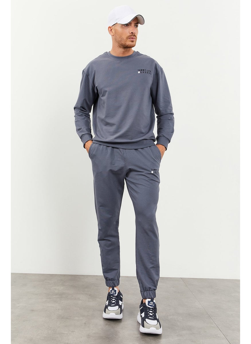 Petrol Men's Casual O Neck Oversize Elastic Leg Tracksuit - 85120