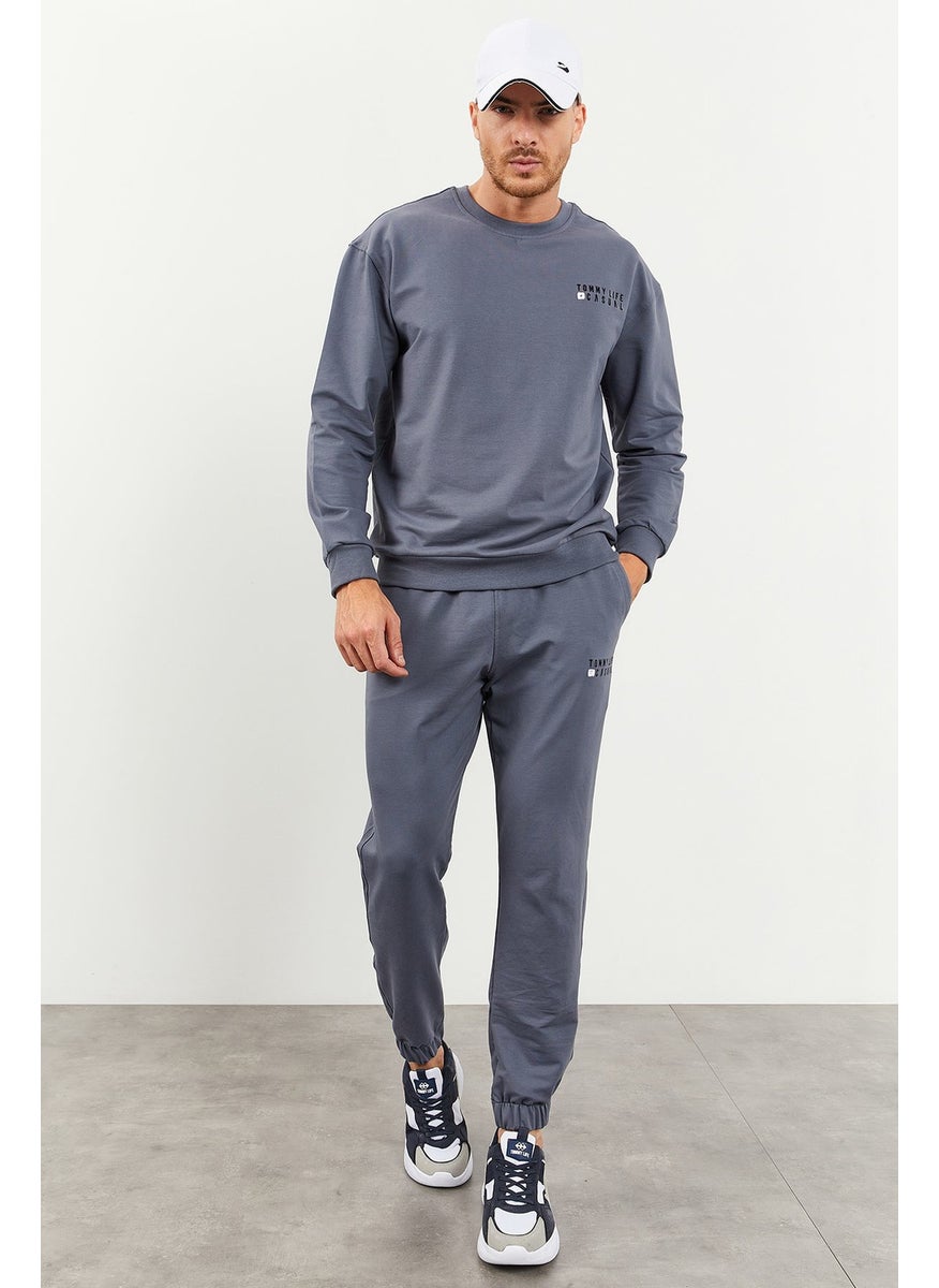 Petrol Men's Casual O Neck Oversize Elastic Leg Tracksuit - 85120