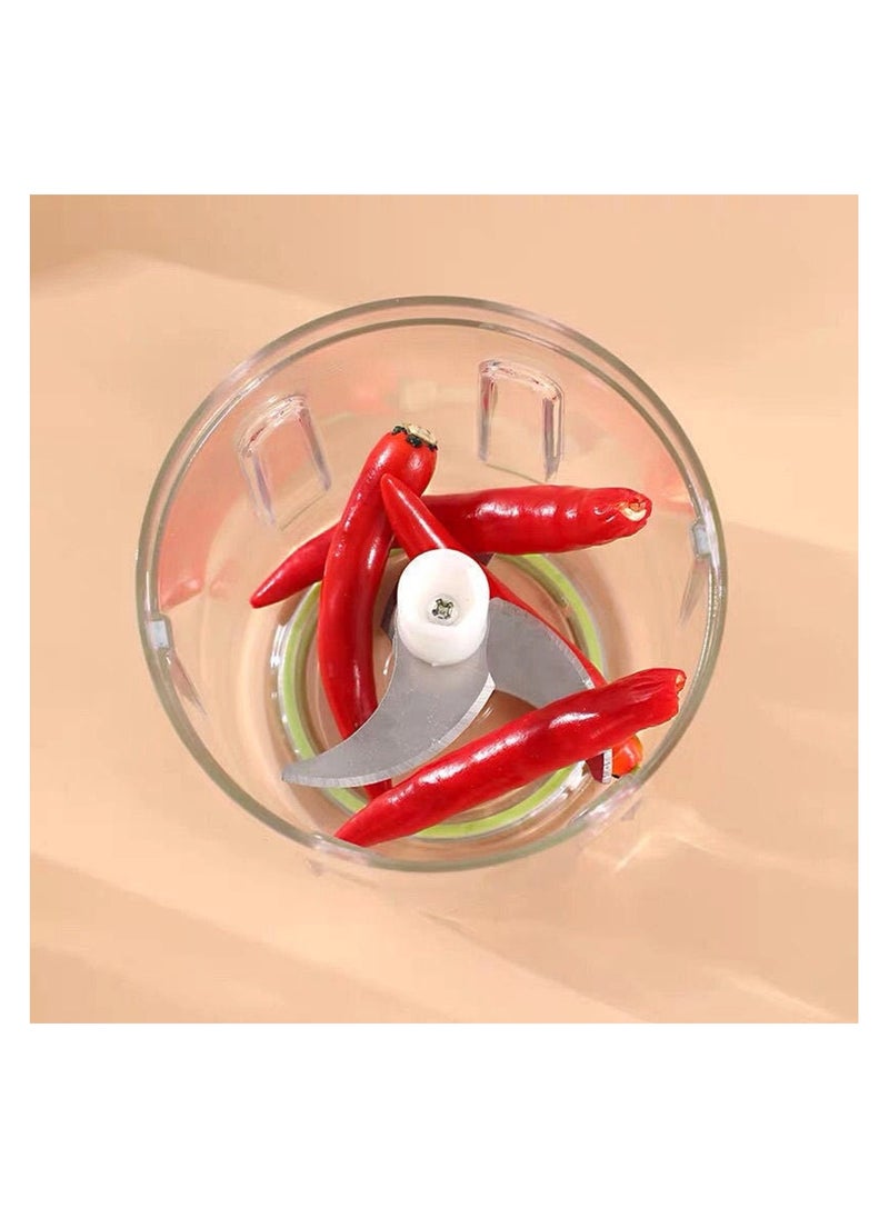Mini Smart Electric Garlic Chopper - Wireless One-Touch Food Processor for Garlic, Onion & Vegetables (100ml/250ml)
