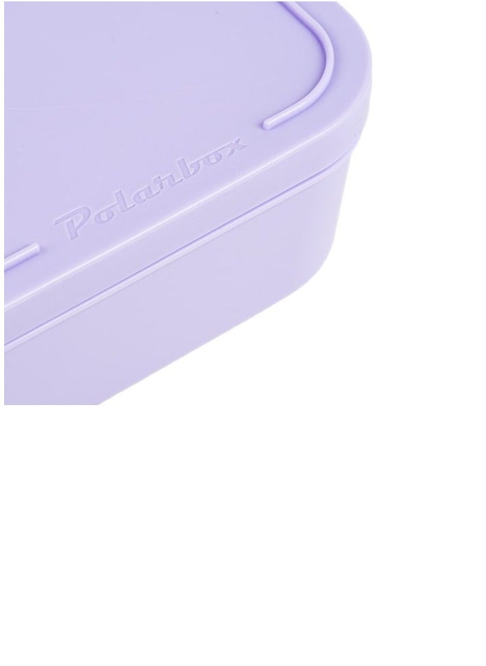 Polarbox 6L Summer Pop Cooler Bag – Lime & Lilac | Insulated Lunch Bag with 2 Stackable Containers | Stylish Thermal Picnic & Beach Cooler