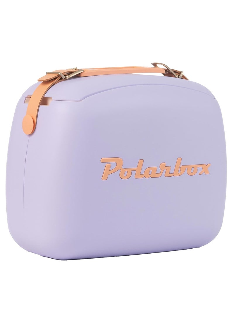 Polarbox 6L Summer Pop Cooler Bag – Lilac & Sorbet | Insulated Lunch Bag with 2 Stackable Containers | Stylish Thermal Picnic & Beach Cooler