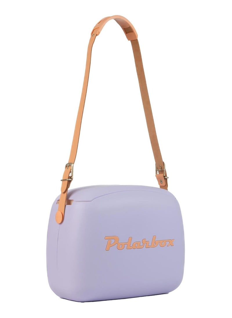 Polarbox 6L Summer Pop Cooler Bag – Lilac & Sorbet | Insulated Lunch Bag with 2 Stackable Containers | Stylish Thermal Picnic & Beach Cooler