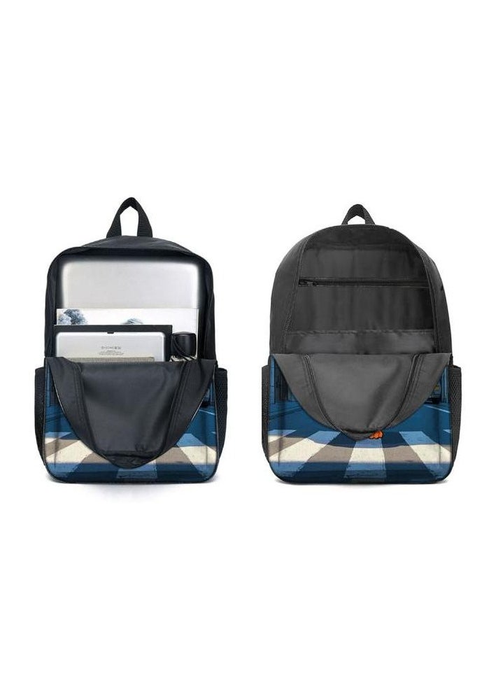 Cartoon three-piece schoolbag with zipper - 402