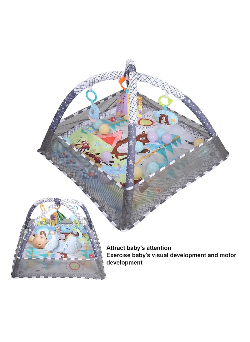 Infant Gym, Baby Playmat Gym Exercise Motor Development for Baby Play for Baby Gym(Grey)