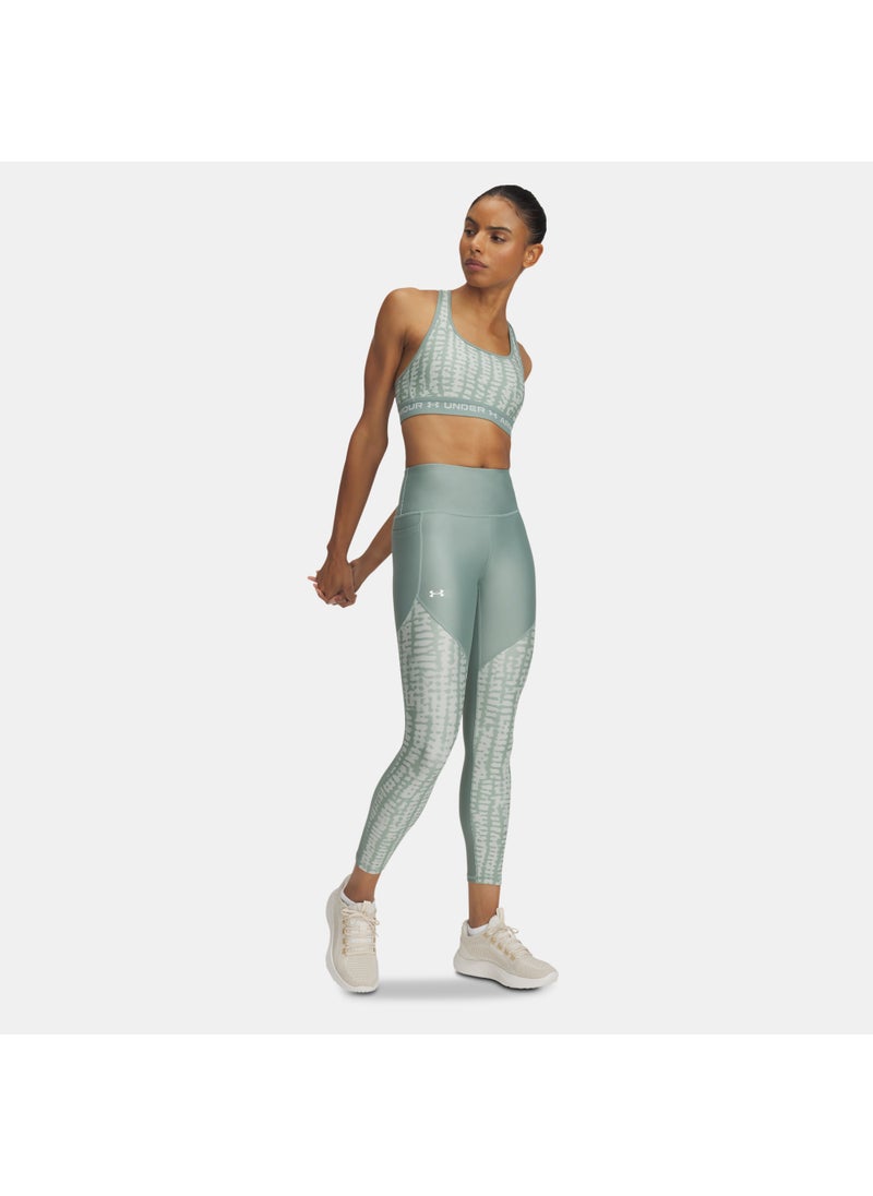 Women's UA Tech Printed Panel Ankle Leggings
