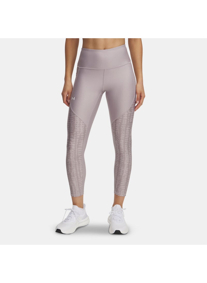 Women's UA Tech Printed Panel Ankle Leggings