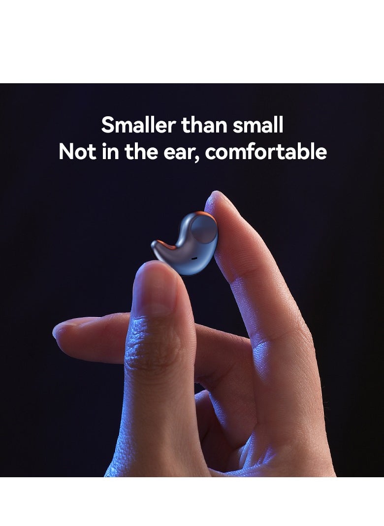 2025 New Sleep Bluetooth Earbuds – TWS Mini Wireless In-Ear Headphones, Noise Cancelling, Pressure-Free for Side Sleepers, Long Battery Life (58 Hours), 6 Hours Playback, Smart LED Power Display