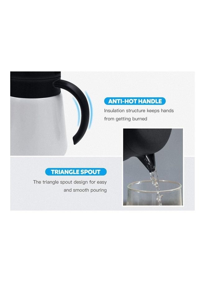 880ml Stainless Steel Thermos, Small Kettle Coffee Thermos White