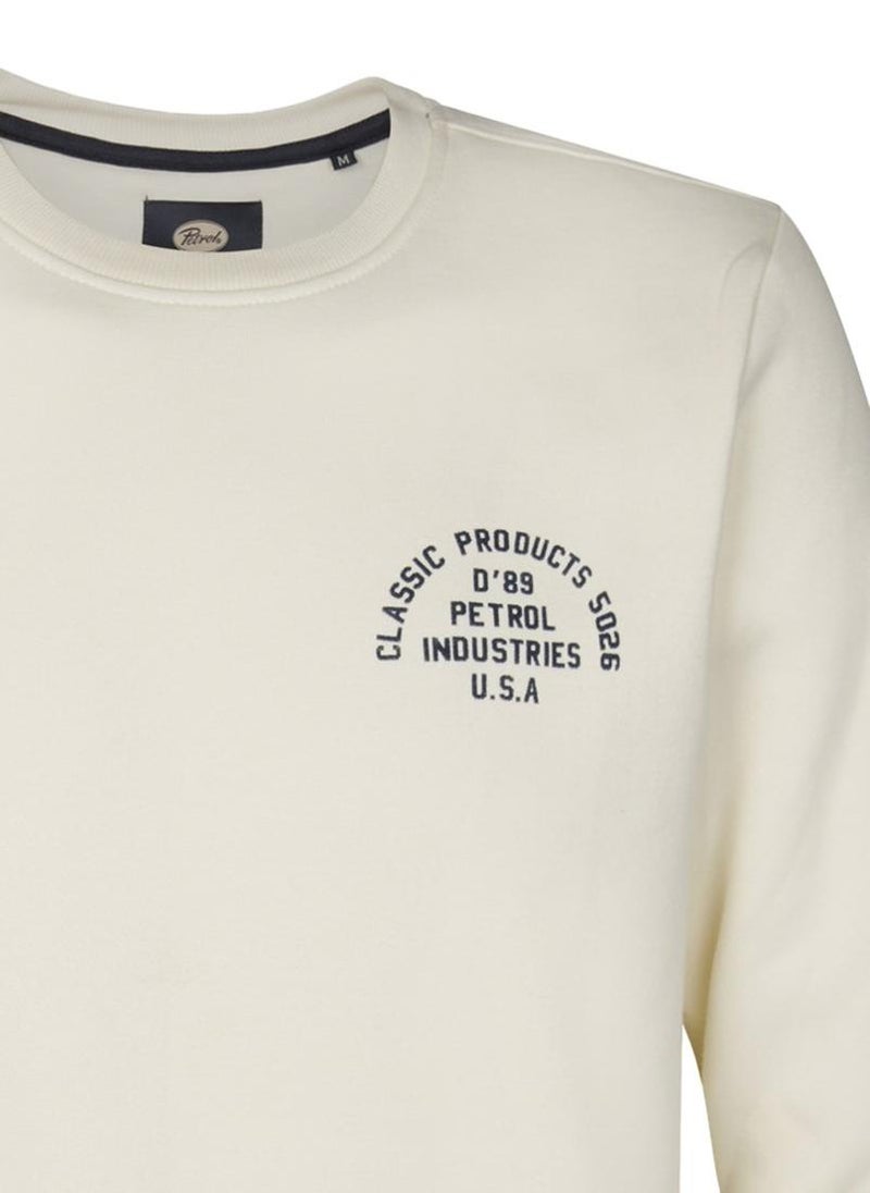 Men Sweater Round Neck Print