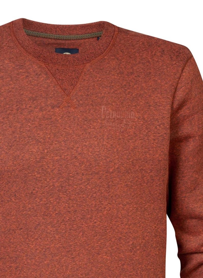 Men Sweater Round Neck Print