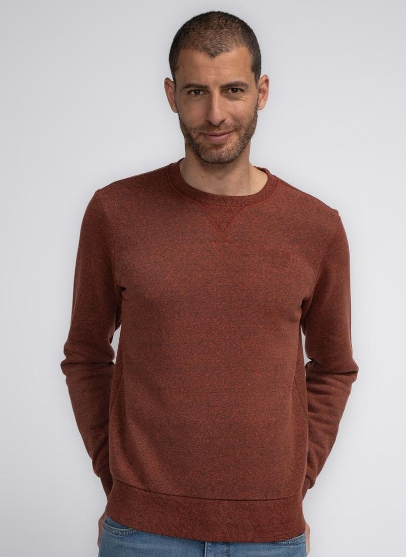 Men Sweater Round Neck Print