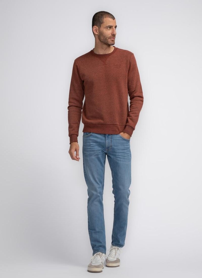 Men Sweater Round Neck Print