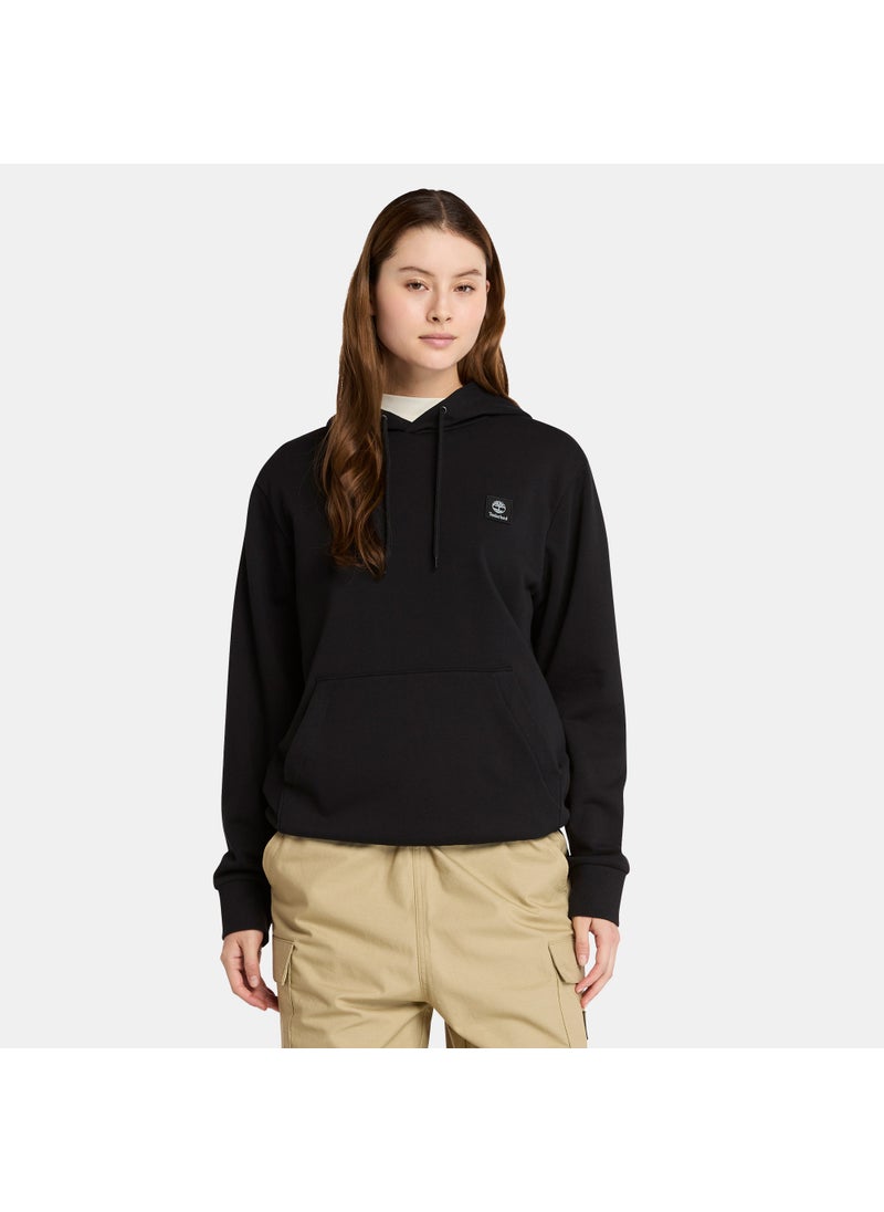 Men's Woven Badge Hoodie